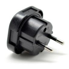 Αντάπτορας Uk σε European 10/16A 250V Μαύρος