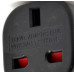 Αντάπτορας Uk σε European 10/16A 250V Μαύρος