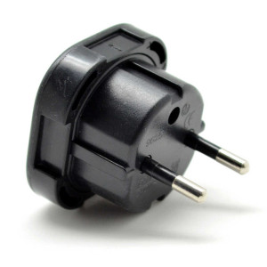 Αντάπτορας Uk σε European 10/16A 250V Μαύρος