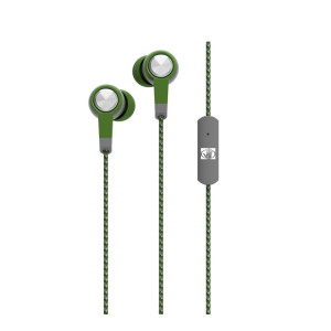Hands Free Body Glove Blast Earphones Stereo 3.5mm Πράσινο με Μικρόφωνο και Καλώδιο Κορδόνι