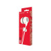 Hands Free Borofone BM28 Tender Earphones Stereo 3.5 mm Λευκά με Μικρόφωνο και Πλήκτρο Λειτουργίας