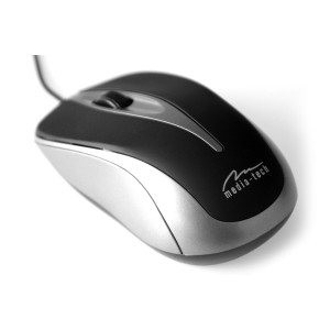 Ενσύρματο Ποντίκι Media-Tech MT1091T  V.3.0 1000cpi 3 Πλήκτρων με Ροδέλα Κύλισης Μαύρο-Γκρι