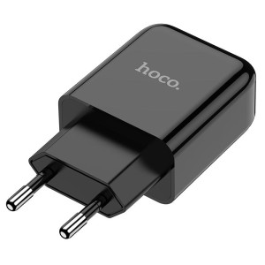 Φορτιστής Ταξιδίου Hoco N2 Vigour με USB 5V 2.0A Μαύρο