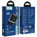 Φορτιστής Ταξιδίου Hoco N4 Aspiring με 2 Εξόδους Φόρτισης USB 5V 2.4A Μαύρος