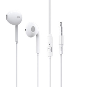 Hands Free Borofone BM54 Maya Earphones Stereo 3.5mm  με Μικρόφωνο και Πλήκτρο Λειτουργίας 1.2μ Άσπρο