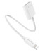 Αντάπτορας Borofone BV11 2 σε 1 Lightning σε Δύο Εξόδους Lightning 2.0A 1.24mm Λευκό