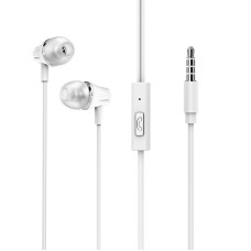 Hands Free Borofone BM21 Graceful Stereo 3.5 mm Λευκά με Μικρόφωνο και Πλήκτρο Λειτουργίας