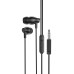 Hands Free Borofone BM61 Wandere Earphones Stereo 3.5mm  με Μικρόφωνο και Πλήκτρο Απάντησης 1.2μ Μαύρο