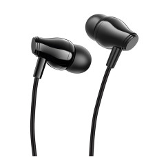 Hands Free Borofone BM61 Wandere Earphones Stereo 3.5mm  με Μικρόφωνο και Πλήκτρο Απάντησης 1.2μ Μαύρο