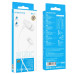 Hands Free Borofone BM61 Wandere Earphones Stereo 3.5mm  με Μικρόφωνο και Πλήκτρο Απάντησης 1.2μ Λευκά