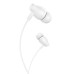 Hands Free Borofone BM61 Wandere Earphones Stereo 3.5mm  με Μικρόφωνο και Πλήκτρο Απάντησης 1.2μ Λευκά