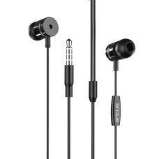 Hands Free Ancus Harmony MD44 in-Earbud Stereo 3.5 mm Μαύρο με Μικρόφωνο και Πλήκτρο Λειτουργίας 1,2μ