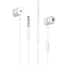 Hands Free Ancus Harmony MD44 in-Earbud Stereo 3.5 mm Λευκό με Μικρόφωνο και Πλήκτρο Λειτουργίας 1,2μ