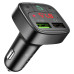 Φορτιστής Αυτοκινήτου Hoco E59 Promise QC3.0 με Wireless FM Transmitter 2 USB Θύρες και Micro SD Μαύρος