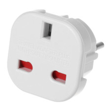 Αντάπτορας Uk σε European 10/16A 250V Λευκό