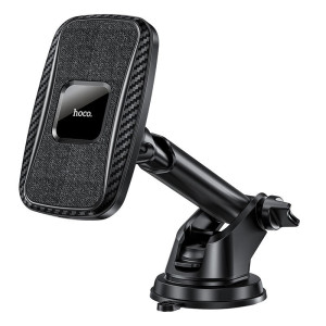 Βάση Στήριξης Αυτοκινήτου Hoco CA75 Magnetic με Wireless Charger 15W USB-C Μαύρο