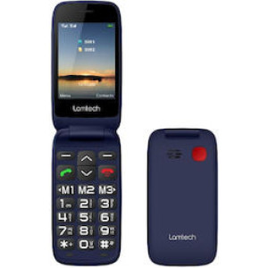 Lamtech Flip-X Dual SIM (32/32MB) Κινητό με Μεγάλα Κουμπιά 